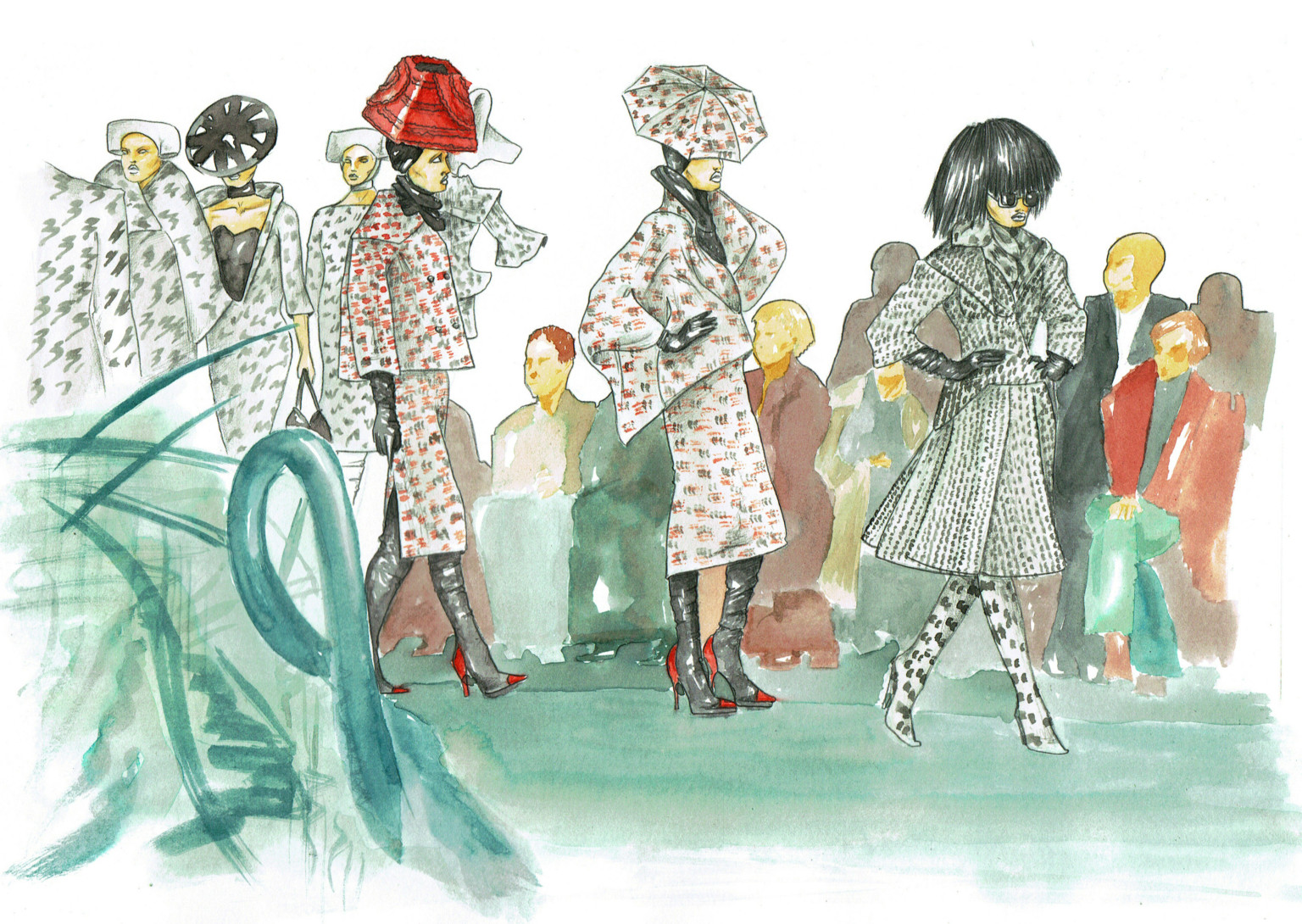 Postcards para marketing Mayimona K Events. Alexander McQueen