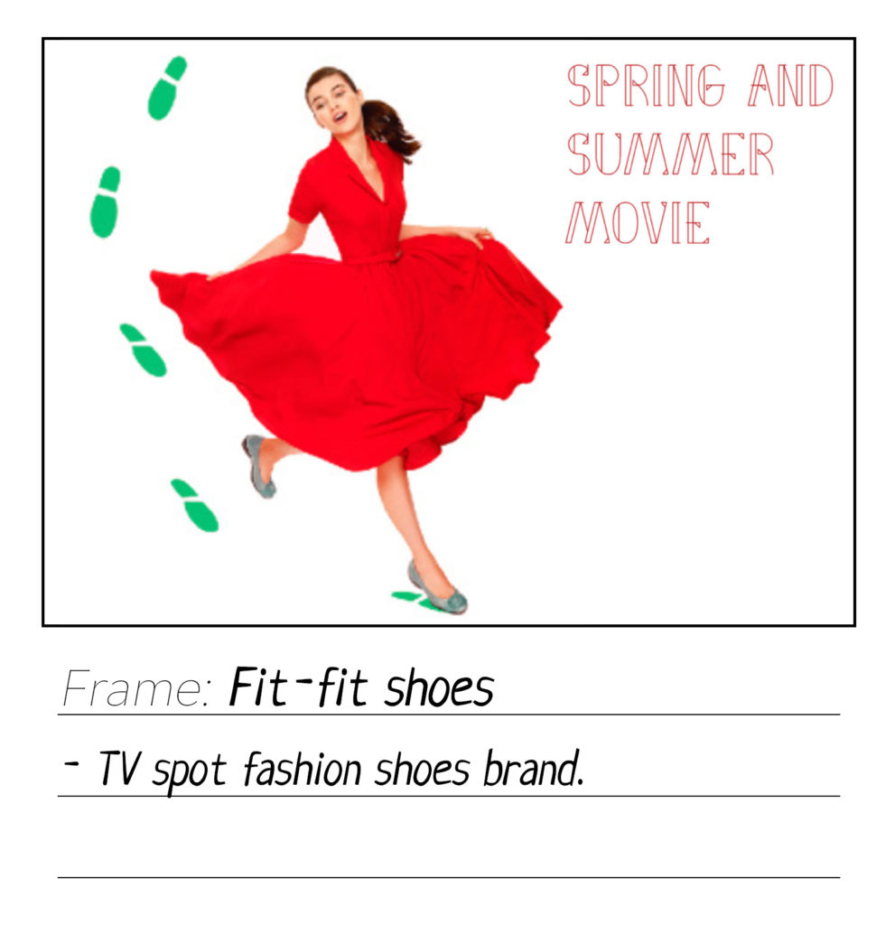 Storyboard TV sport fashion shoes brand "Fit Fit"